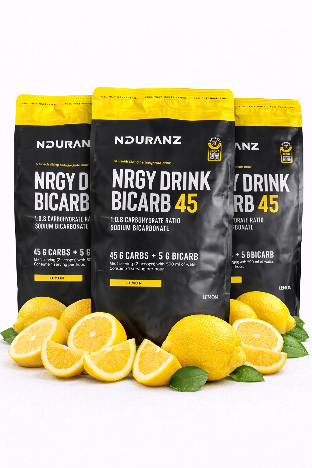 Iontový nápoj Bicarb Citrón, rýchla hydratácia, BodyMind