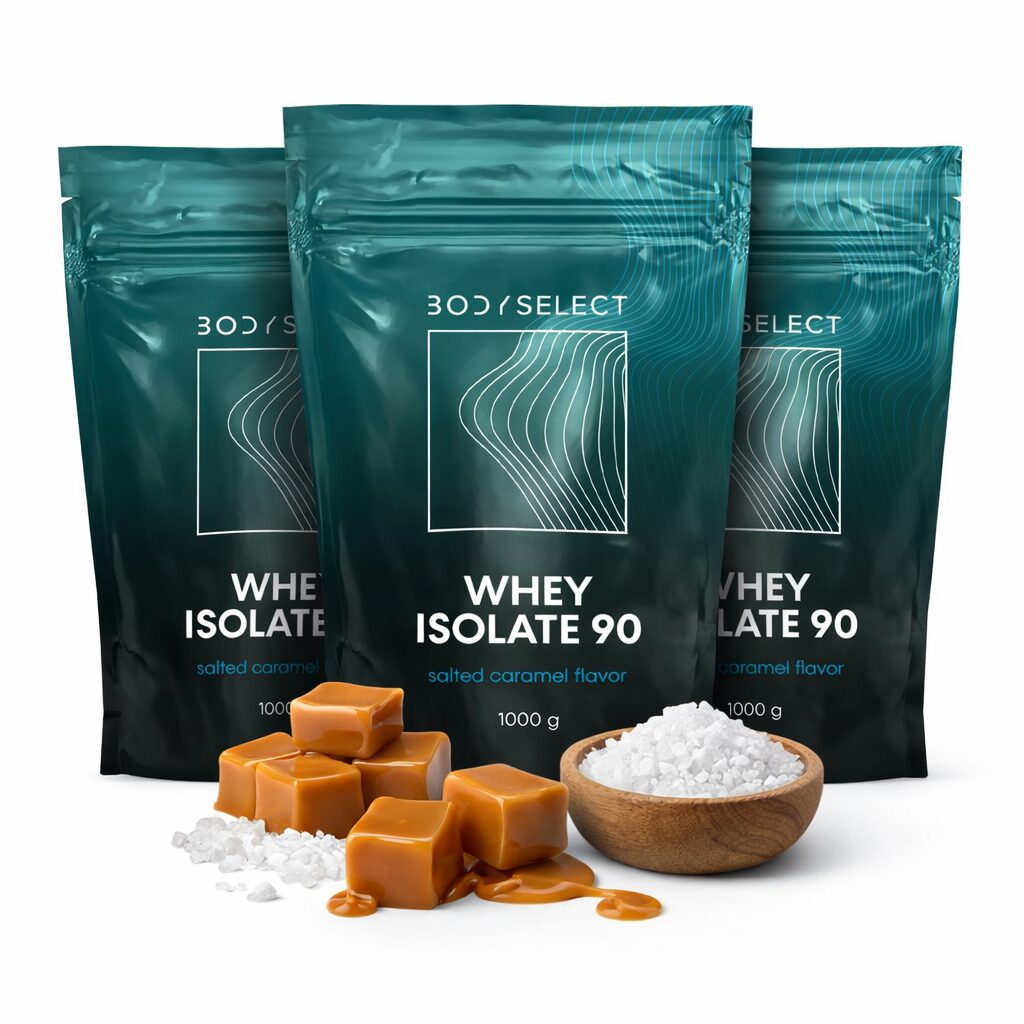 protein-izolat-karamel-bodymind Proteín Izolát Slaný karamel, pre regeneráciu, BodyMind