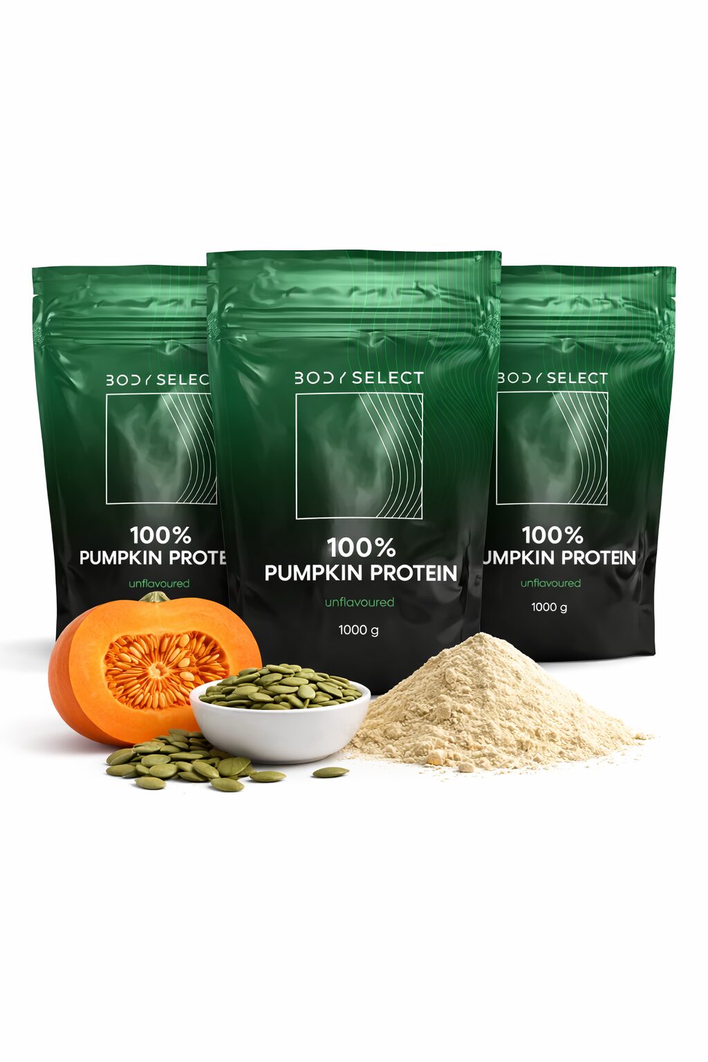 Pumpkin proteín 1000g, bez laktózy, BodyMind