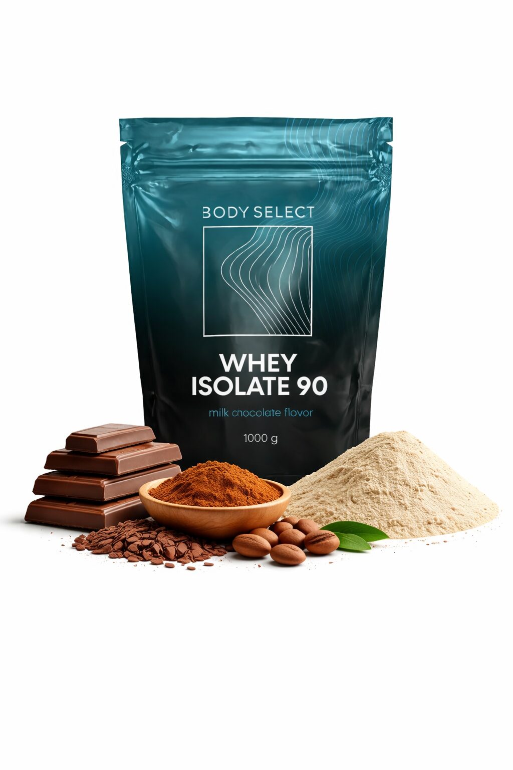 Srvátkový izolát Čokoláda, pre rast svalov, BodyMind
