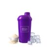 Shaker fialový 500ml, do gymu aj fitnka, BodyMind
