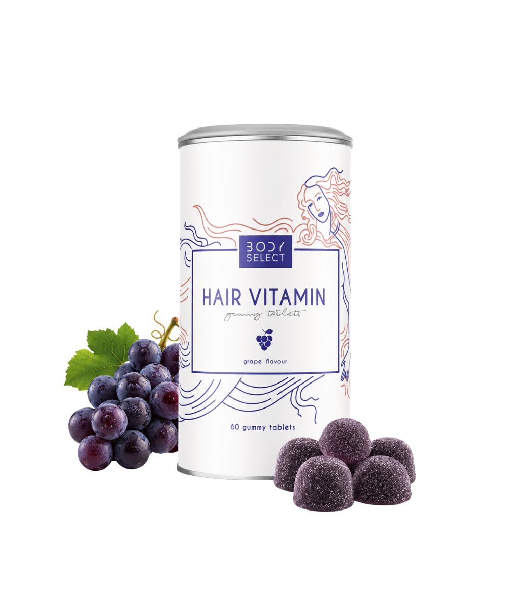 vlasovy-vitamin-hrozno-bodymind Vlasový vitamín Modré hrozno 60ks, podporuje zdravie vlasov, BodyMind