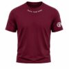Športové tričko burgundy BodyMind pre športovcov