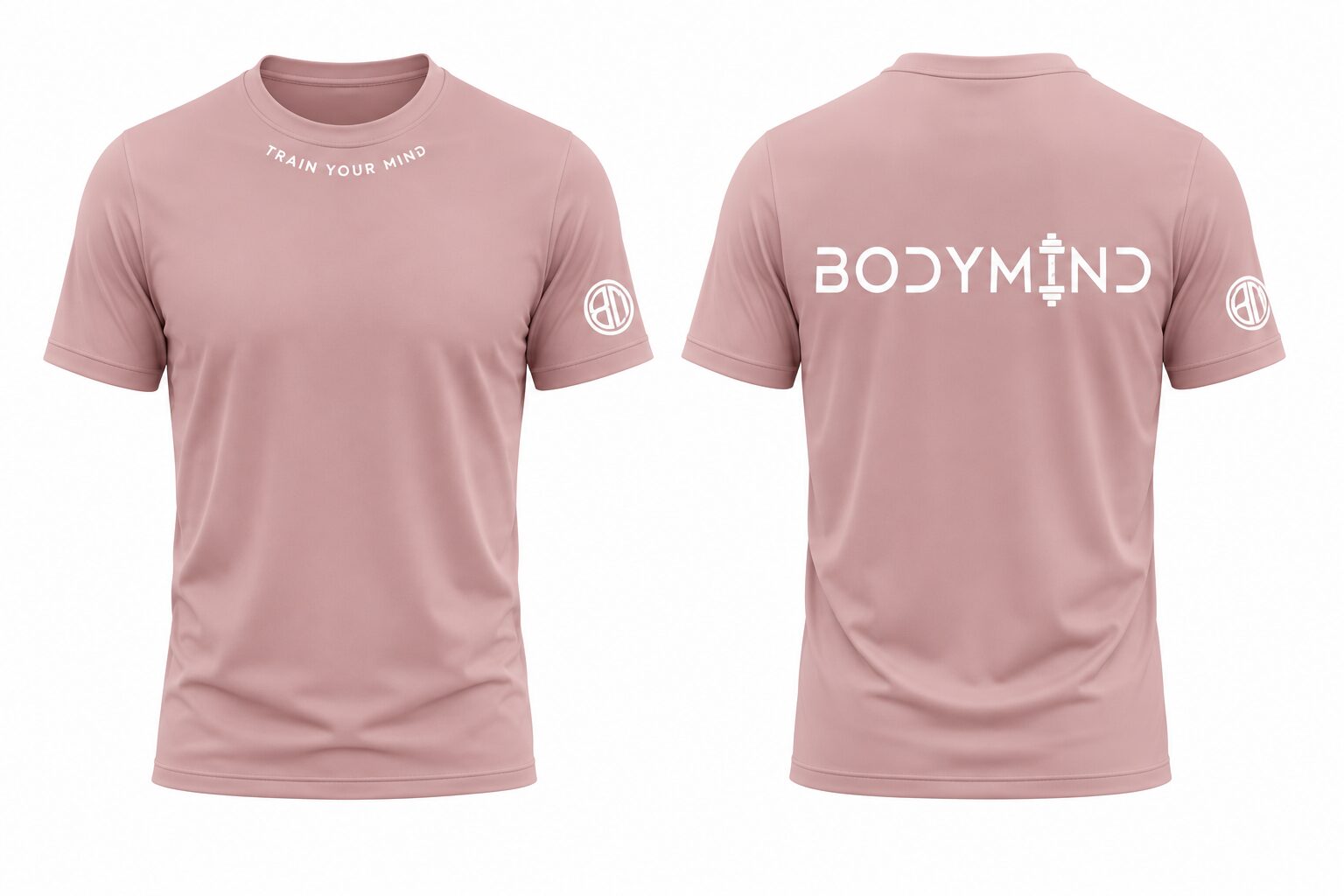 Tričko Dusty Pink od BodyMind pre športovcov do fitka
