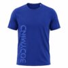 tricko-modre-predna-pismo-bodymind Kvalitné bavlnené tričko BODYMIND s motivačným fitness motívom