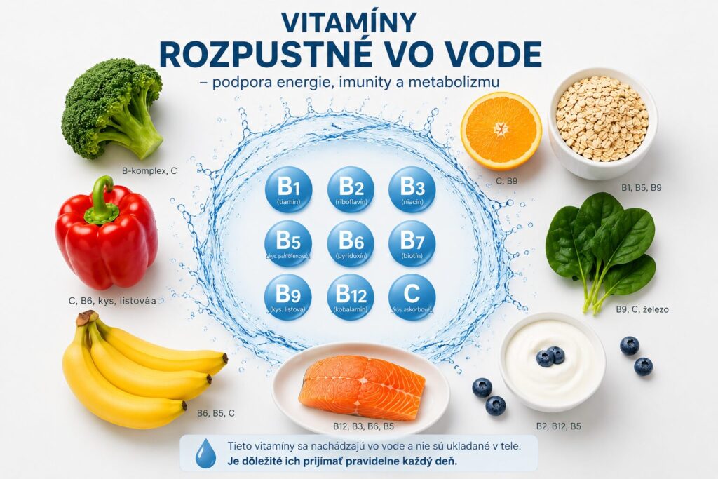 Vitamíny v športe - rozpustné vo vode, BodyMind