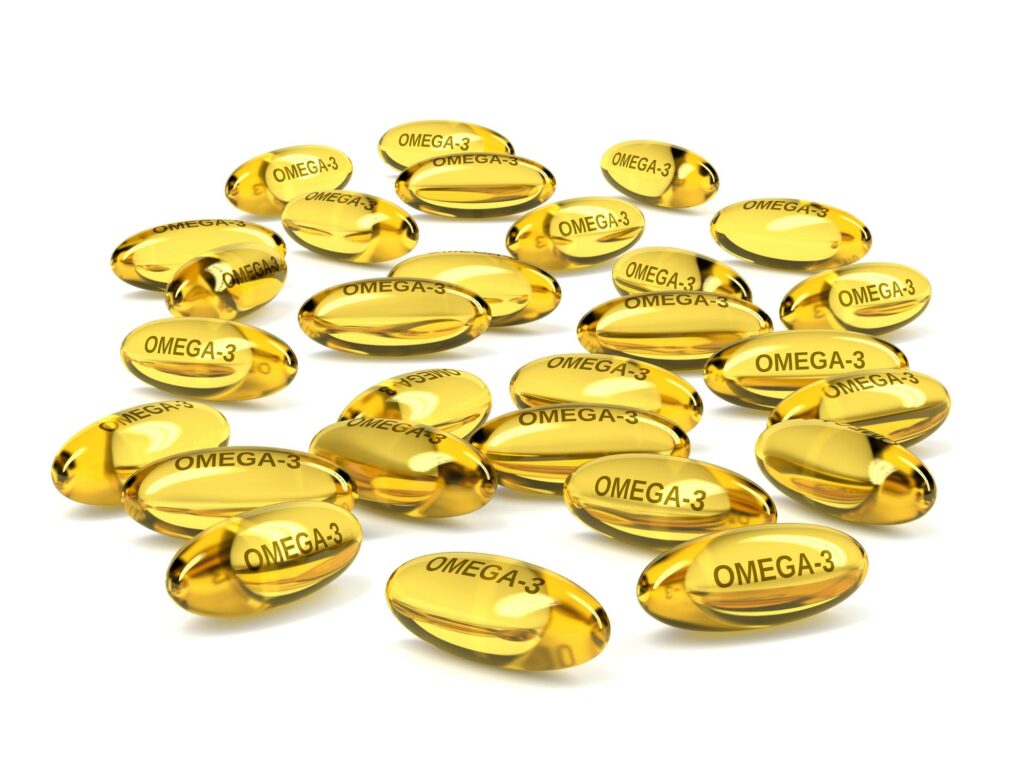 Kapsule omega-3 mastné kyseliny podporujú celkové zdravie