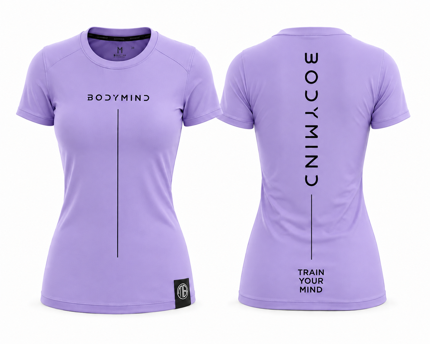 BodyMind dámske športové tričko violet, fitness tričko do posilňovne