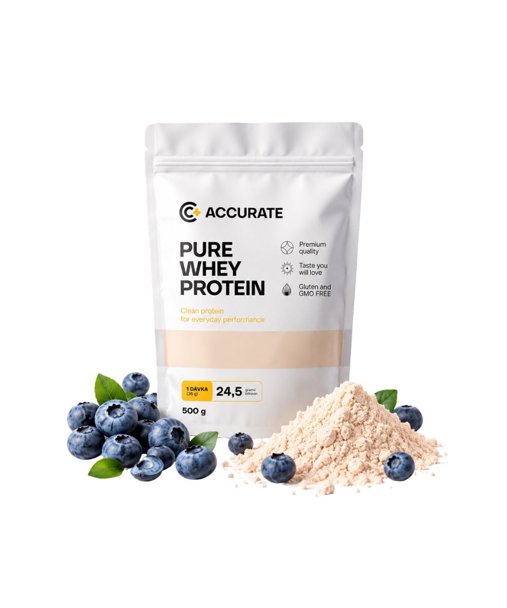 Whey proteín čučoriedka, podporuje rast svalov, BodyMind