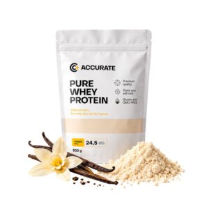 Whey proteín Vanilka 500g, podporuje regeneráciu svalov, BodyMind